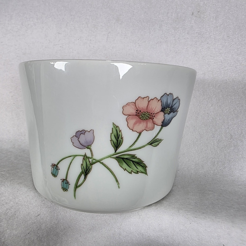Vintage House of Prill Poppy Porcelain Serve Ramekin Trinket Dish Small Planter